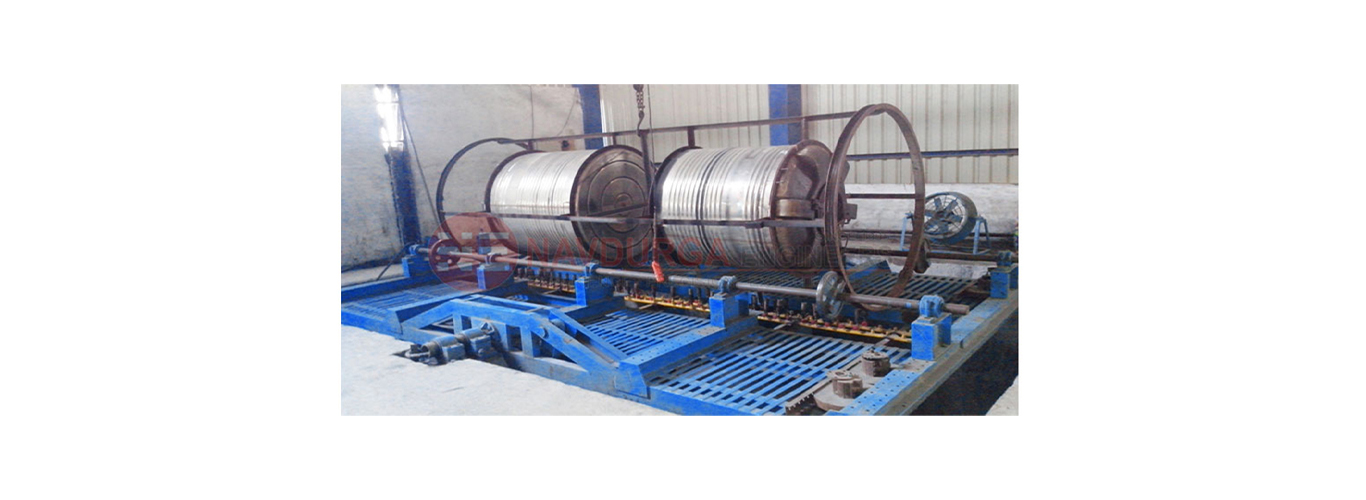 Open Flame Rock and Roll Rotomoulding Machine - Large Capacity