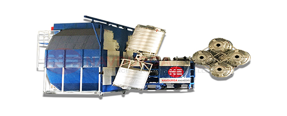 Four Arm Bi-Axial Rotational Moulding Machine - Navdurga Engineers Ahmedabad